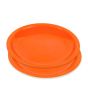 iShopping - Appollo Saga Plate Medium (Pack Of 2)-Orange