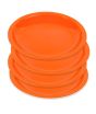 iShopping - Appollo Saga Plate Small (Pack Of 4)-Orange