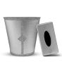 iShopping - Appollo Tissue Box Holder and Dustbin Set