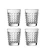 iShopping - Premier Home Pyramid Glass Tumblers - Set Of 4 (1404798)