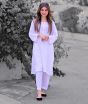 iShopping - Vcare Natural 2 Pieces Casual Suit For Women White (WL)-Large