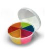 iShopping - ShopEasy Plastic Round Multi Colored Spice Box
