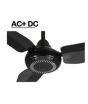 iShopping - Yashica 56" AC+DC Sparkle Ceiling Fan - Black