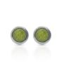 iShopping - Cufflers Classic Green Round Cufflinks - (CU-0018)