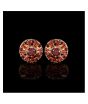 iShopping - Cufflers Designer Round Diamond Cufflinks (3016-A)