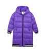 iShopping - HnH Marketing Long Quilted Zipper Hoodie For Women Purple-6-7 Years