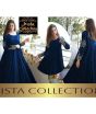 iShopping - Pista Collection 3pcs Heavy Embroidered Maxi-Blue