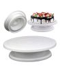 iShopping - Easy Shop 12" Fiber Cake Serving Stand White