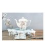 iShopping - Easy Shop Marble Print Ceramic Tea Set -15 Pcs