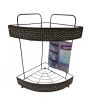 iShopping - Easy Shop 2 Layer Bathroom Corner Rack (0828)