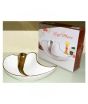iShopping - Easy Shop 2 Partition Leaf Style Serving Tray