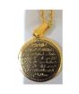iShopping - Fashionism Ayatul Kursi Calligraphy Necklace For Women Gold