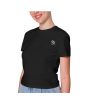 iShopping - Genshirts Cotton T Shirt For Unisex-Black-Extra Large