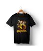 iShopping - Genteez Saitama Digital Printed T Shirt For Men-Black-Small