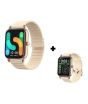 iShopping - Haylou RS4 Plus Smart Watch With Dual Straps (Magnetic + Silicone)