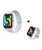 iShopping - Haylou RS4 Plus Smart Watch With Dual Straps (Magnetic + Silicone)