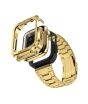 iShopping - Amband Stainless Steel Apple Watch Band & Case Saturn Gold (AMT-3039)
