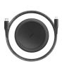 iShopping - Uniq Halo USB-C to Lightning Smart Cable Organiser Black