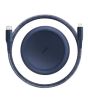 iShopping - Uniq Halo USB-C to Lightning Smart Cable Organiser Blue