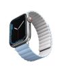 iShopping - Uniq Revix Magnetic Strap For Apple Watch Series 1-8 White/Blue
