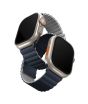 iShopping - Uniq Revix Magnetic Strap for Apple Watch Series 1-8 Blue/ Chalk Grey