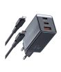 iShopping - Mcdodo 67W Gan Charger With Type C To Lightning Cable Black (CH-1544)