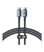 iShopping - Baseus Crystal Shine 100W Type-C to Type-C Fast Charging Data Cable 1.2M Black