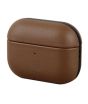 iShopping - Uniq Terra Genuine Leather Snap Case For Airpods Pro Sepia Brown