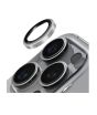 iShopping - Uniq Optix Stainless Steel Camera Lens Protector For iPhone 16 Pro and 16 Pro Max Silver