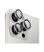 iShopping - Uniq Optix Aluminium Camera Lens Protector For iPhone 16 Pro and 16 Pro Max Shimmer White