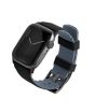 iShopping - Uniq Linus Airosoft Silicone Strap For Apple Watch Series 1-10 Midnight Black