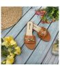 iShopping - RG Shop Chain Style Casual Slipper For Women-Brown-39 - Euro