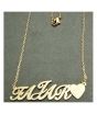 iShopping - King Fajar Name Gold Platted Necklace