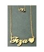 iShopping - King Fiza Name Gold Platted Necklace