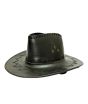 iShopping - King PU Cowboy Leather Hat Cap Black