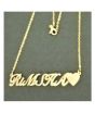 iShopping - King Rimsha Name Gold Platted Necklace