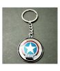 iShopping - Kings Metallic Captain America Logo Keychain (0271)