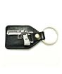 iShopping - Kings Metallic Gun Leather Keychain (0371)