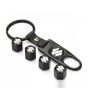 iShopping - M.Mart Suzuki Tyre Valves Caps + Keychain (Pack of 5)
