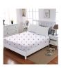 iShopping - Maguari Jersey Mattress Fitted Single Bed Sheet White (0436)