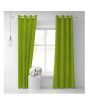 iShopping - Maguari Printed Textured Curtain 2 Pcs Parrot Green