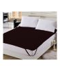 iShopping - Maguari Single Mattress Pad Topper Dark Brown
