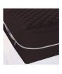 iShopping - Maguari Single Zipper Mattress Cover Dark Brown