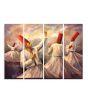iShopping - Maguari Sufi Oil Painting Synthetic Canvas Small Wall Frame 4 Pcs (0676)
