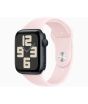 iShopping - Apple Watch SE 2023 Midnight Aluminum Case With Sport Band-Light Pink-44mm-GPS