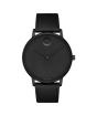 iShopping - Movado Face Leather Men's Watch Black (640002)