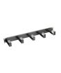 iShopping - Nexans 1HU Patch Guide with Rings Cable Manager (N102.105BK)
