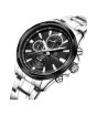 iShopping - Naviforce Chronograph Luxury Edition Watch For Men - Silver (NF-9089-1)