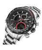 iShopping - NaviForce Dual Time Working Men’s Watch Silver (NF-9182-2)