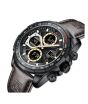 iShopping - NaviForce Dual Time Exclusive Men's Watch Brown (NF-9197-2)